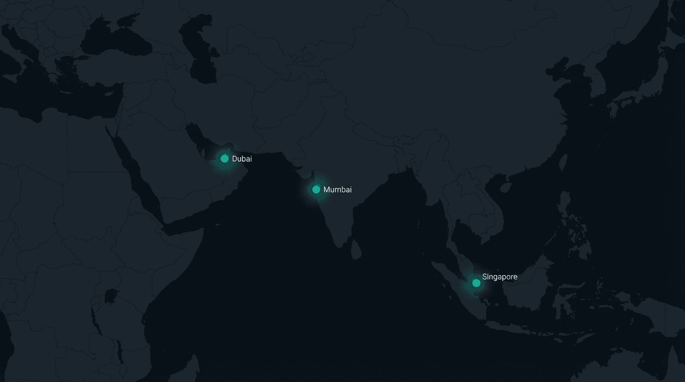 RUDRA office locations: Dubai, Mumbai, Singapore